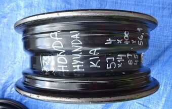 Plechové disky 14" Honda Jazz, Kia Picanto, Hyundai i10, i2 - 4