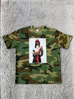 Supreme Playboi Carti Tee Woodland Camo - 4