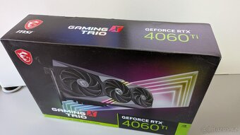 MSI Gaming X Trio GeForce RTX 4060 Ti 8GB ##NOVÁ, 2 ROKY ZÁR - 4