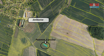 Prodej pole, 964 m², Jeníkovice - 4