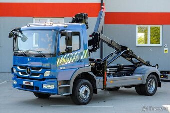 MERCEDES 1218 NOVÝ HÁKOVÝ NOSIČ KONTEJNERŮ HYDRAULICKÁ RUKA - 4