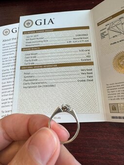 Zásnubní prsten Briline 0,32 ct s GIA certifikací - 4