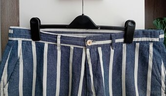 Zara pánské šortky vel. L/XL bavlna + len - 4