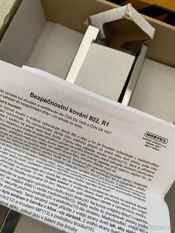 Bezpečnostní kování bez krytu vložky, Rostex 802 - 4