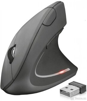 Vertikální bezdrátová ergonomická myš - 4
