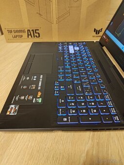 Herní notebook ASUS TUF A15 ,RTX 2050,144Jz,DDR5 - 4