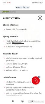 Vyvýšená postel se skříní - 4