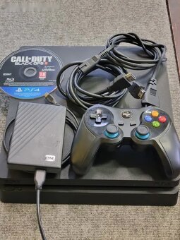 Playstation 4 slim, 1Tb +externí pevný disk Wd 4Tb - 4