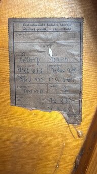 Piano, pianino, klavír Petrof - 4