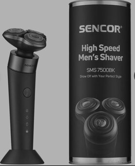 Sencor SMS 7500BK Novy zabalený holící strojek - 4