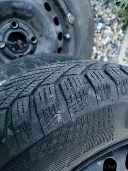 Plechova kola R14 se zimními pneu Continental 165/70 - 4