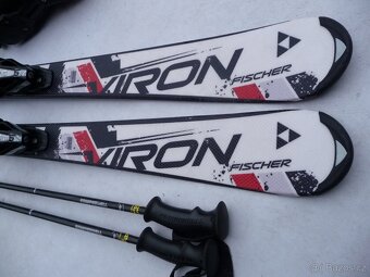 17. Lyže FISCHER - 140 cm + boty SALOMON 40eu + HOLE - set - 4