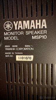 Yamaha MSP10 – Aktivní studiové monitory pro profesionály - 4