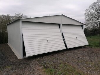 Plechová garáž 6x5m - 4
