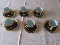 Kávový servis zlacený - 4