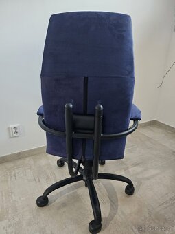 Zdravotní židle Spinalis Navigator - modrá - 4