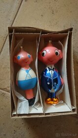 Retro ozdoby Spejbl a Hurvínek - 4
