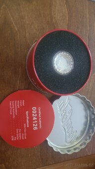 Stříbrné víčko Coca cola - 4