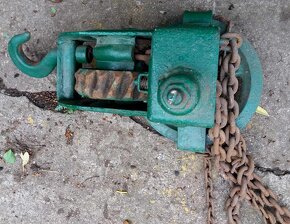 Řetězový zdvihač břemen - kočka BRANO typ 10-00 na 500kg - 4