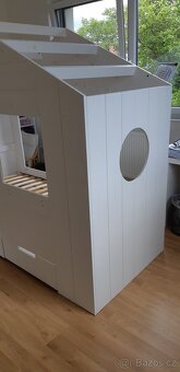 Dřevěná dětská postel domeček - Woood Huisie - 4