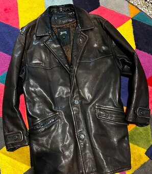 HARVEST PÁNSKÁ KOŽÁRNA-KOŽENÁ BUNDA 100% LEATHER -TEPLÁ - 4
