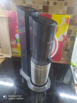SODASTREAM CRYSTAL ČERNÝ + BOMBIČKA - BEZ SKLENĚNÉ LÁHVE - 4