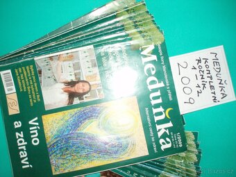 časopisy Meduňka-staré ročníky 2009, 2013 - 4