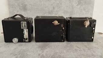 3ks staré historické fotoaparáty do sbírky, dekorace - 4