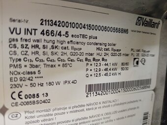 Kondenzační kotel Vaillant ecoTec plus VU INT 466 - 4