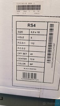 R18 5x112 mm ALU disky čierne MAM - 4