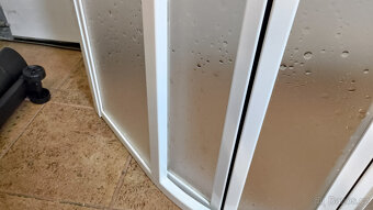 Sprchová zástěna čtvrtkruh 80 x 80 - 4