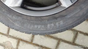 Prodám ALU kola s pneu: 205,55,R16 - 4