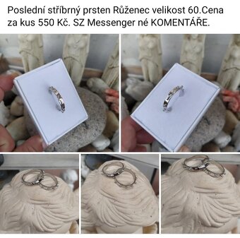 Staré stříbrné šperky viz fota. Ceny viz fota. - 4