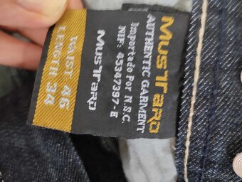 Pánské džíny Mustard vel.34 (na menší postavu) - 4