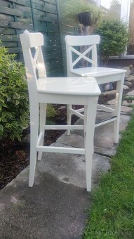 2x barové židle IKEA Ingolf - 4