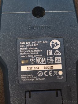 Detektor kabelů BOSCH GMS 120 Professional - 4