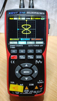 Osciloskop/multimetr/generátor ZOYI ZT-703S 50MHz 3v1 NOVÝ - 4