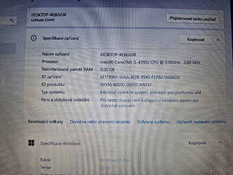 Dell Latitude E5440 14" i5 8GB RAM 250GB SSD Win 11 - 4