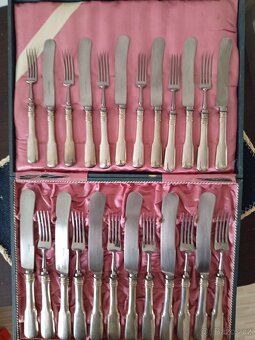 STAROZITNE STRIBRNE PRIBORY RAKOUSKO-UHERSKO - 4