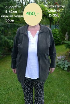 Dámské bundy cca 3XL - 4
