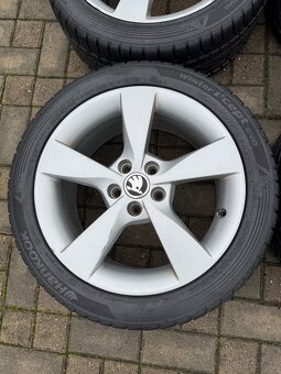 ORIGINÁL Alu Škoda DIONE 5x100, R16 - vč. pneu - 4