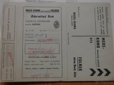 Návod, účet a záruční list na odstředivka GIROMA C 150. 1970 - 4