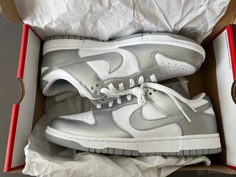 Nike Dunk Low Mettalic Silver -44,5 - 4