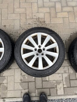 Sada kol s gumama VW original 5x112 - 4