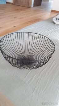 Nová kovová černá mísa 35cm - 4