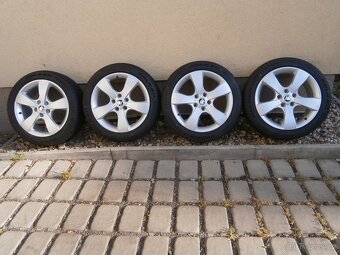 LETNÍ ALU KOLA 5 X 112 225 45 17 PNEU NOVÉ - 4