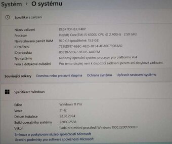 Prodám 14" notebook Dell Latitude E5470 - 4