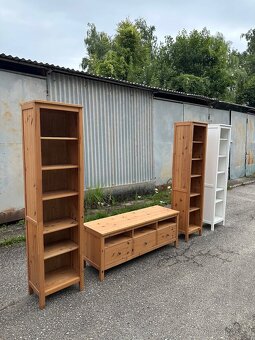 Ikea Hemnes Tv komoda sv. hnědé mořidlo, masiv - 4