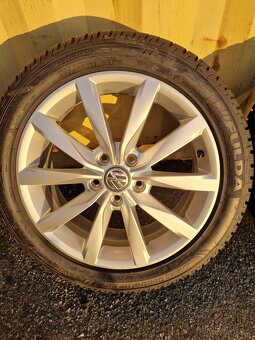 5x112 r17 kola disky vw golf 7 alu dijon zimni 205 50 17 - 4