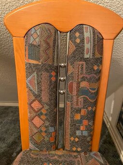 Židle jídelní masivní 4 ks - velmi pěkný stav - 4